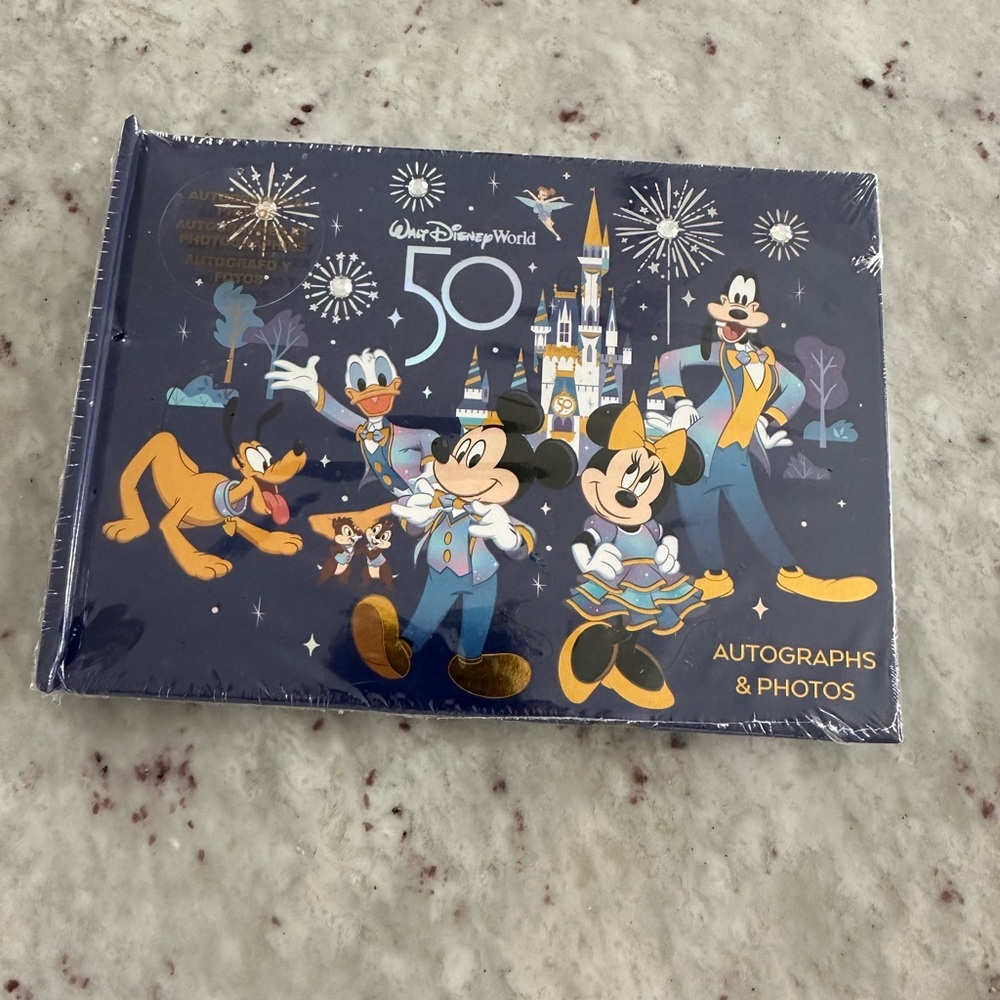 Disney World 50th Anniversary Autograph Book
